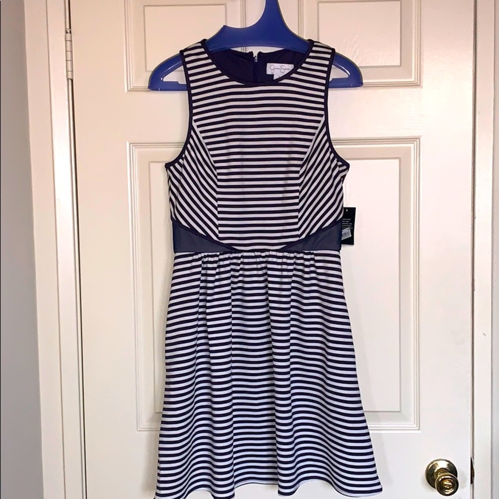 Striped Flare Dress